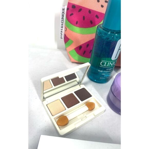 Clinique 8 Piece Lot Eyeshadow Palettes Scrub Rinse Off Eye Makeup Take Day Off - Picture 3 of 6